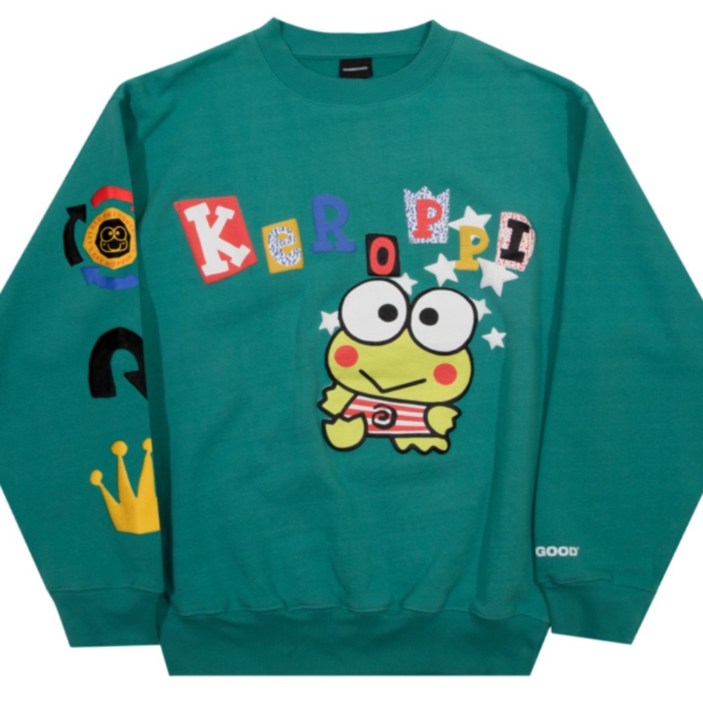 Keroppi Dumbgood puffy sweater